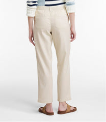 Women's Comfort Stretch Cotton/Linen Pants, High-Rise Ankle | L.L.Bean online
