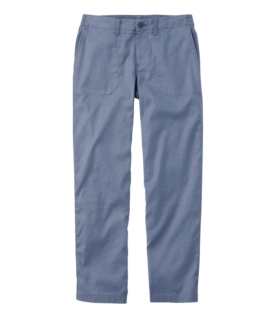 Women's Comfort Stretch Cotton/Linen Pants, High-Rise Ankle | L.L.Bean online