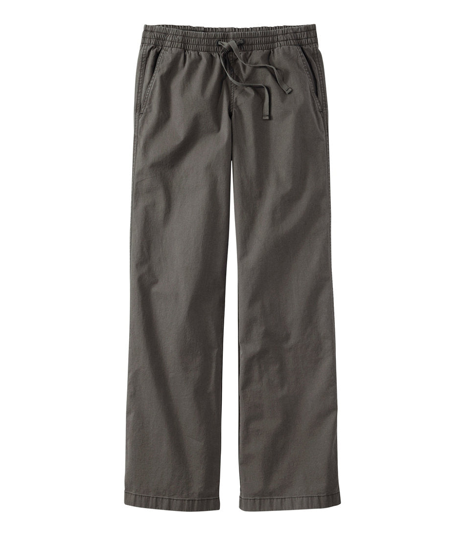 Lakewashed Pull-on Chinos, Mid-Rise Wide-Leg | L.L.Bean sale