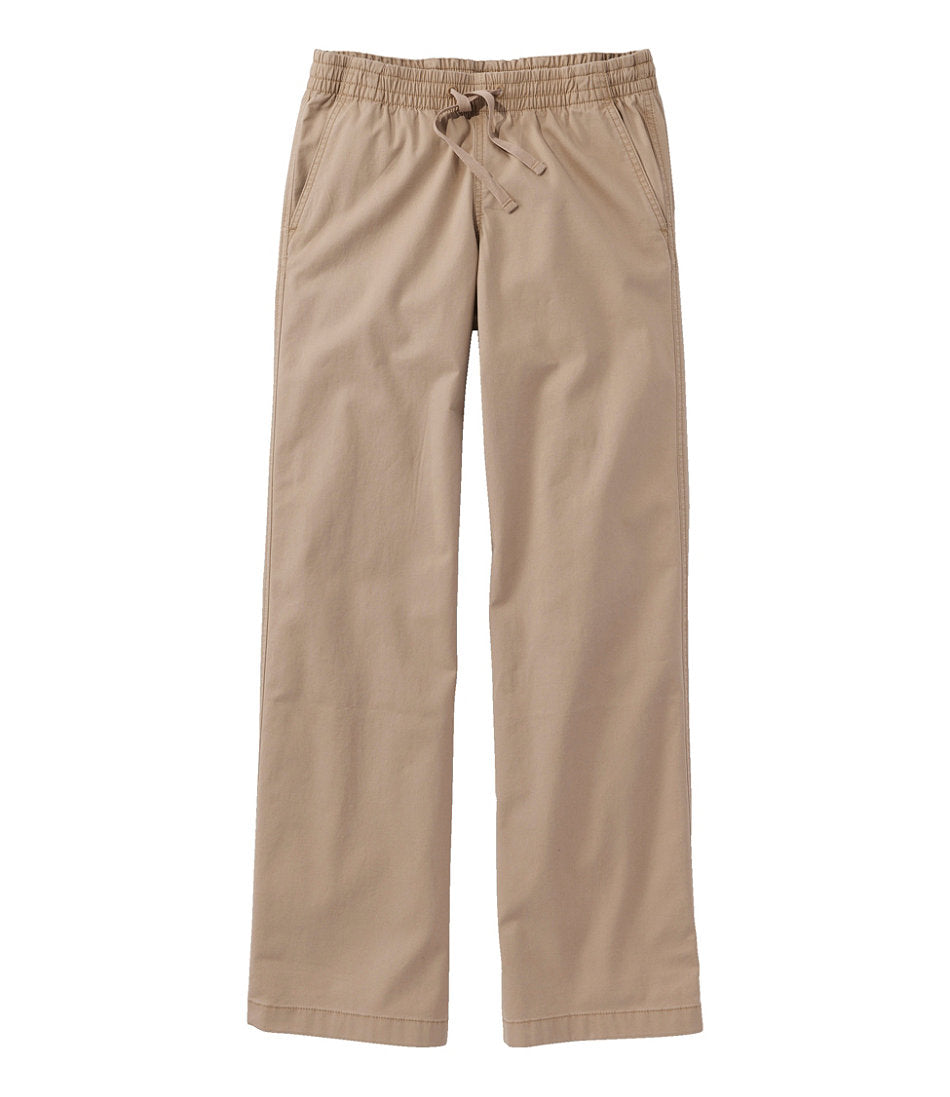 Lakewashed Pull-on Chinos, Mid-Rise Wide-Leg | L.L.Bean sale