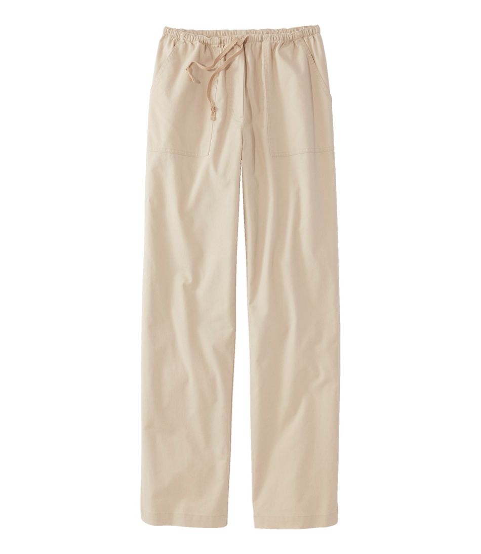 Women's Sunwashed Canvas Pants, High-Rise Straight-Leg | L.L.Bean near me