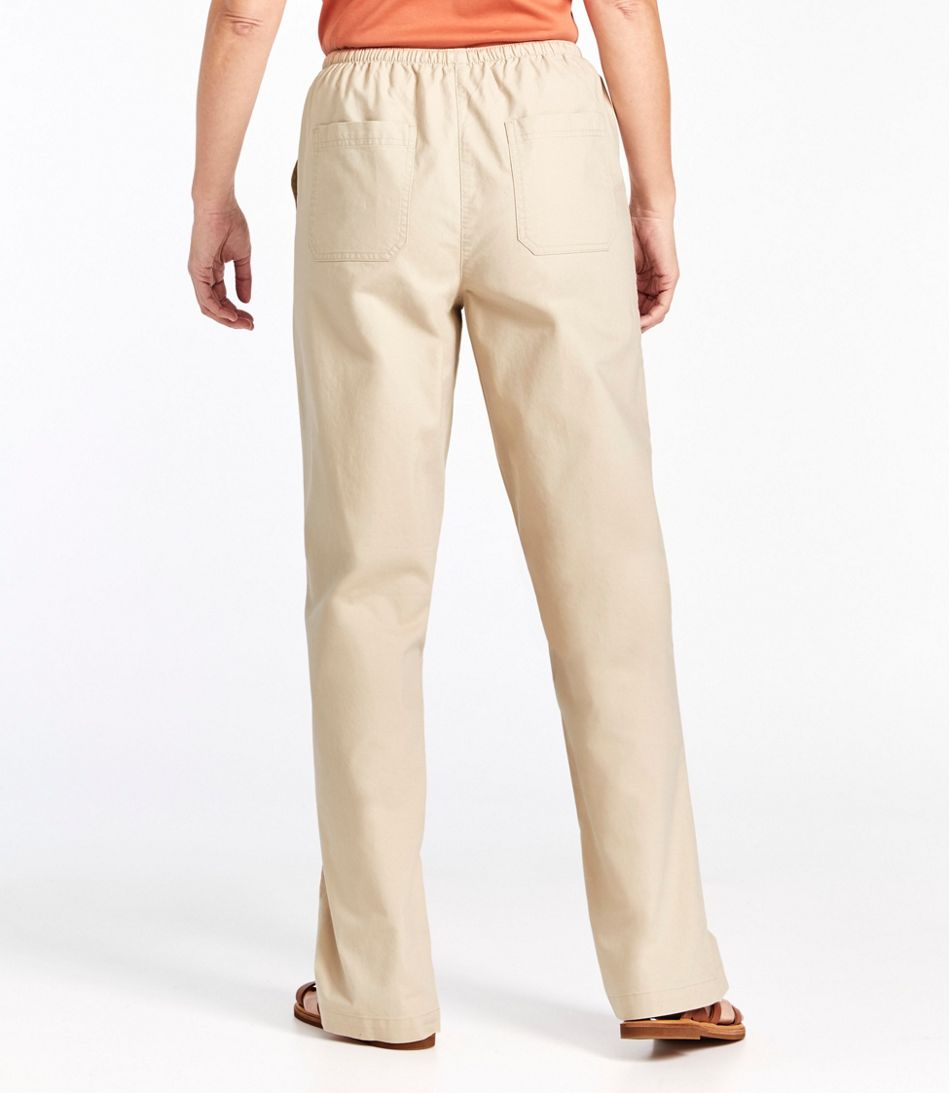 Women's Sunwashed Canvas Pants, High-Rise Straight-Leg | L.L.Bean near me