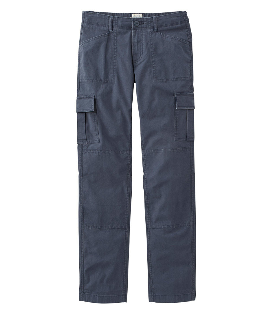 Women's Stretch Canvas Cargo Pants, Mid-Rise Straight-Leg | L.L.Bean online