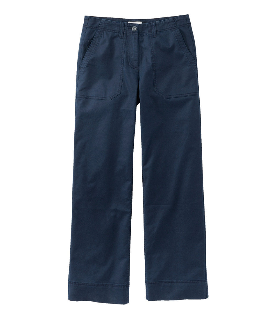 Women's Signature Utility Pants, Mid-Rise Wide-Leg Ankle-Length | L.L.Bean sale