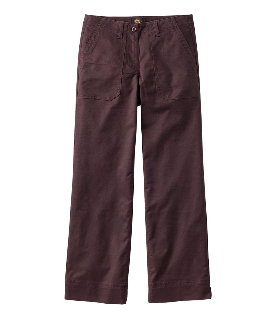 Women's Signature Utility Pants, Mid-Rise Wide-Leg Ankle-Length | L.L.Bean sale