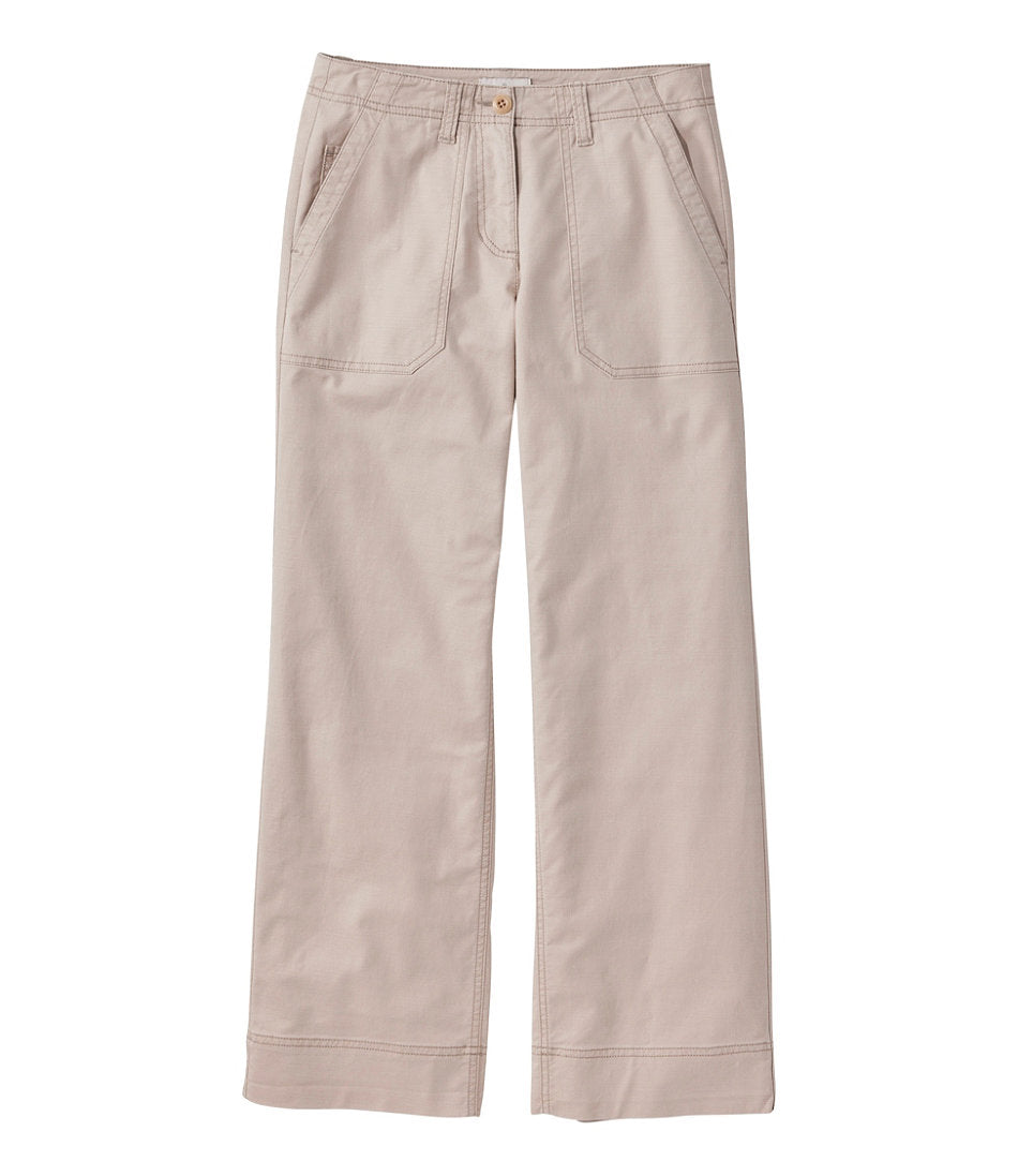 Women's Signature Utility Pants, Mid-Rise Wide-Leg Ankle-Length | L.L.Bean sale