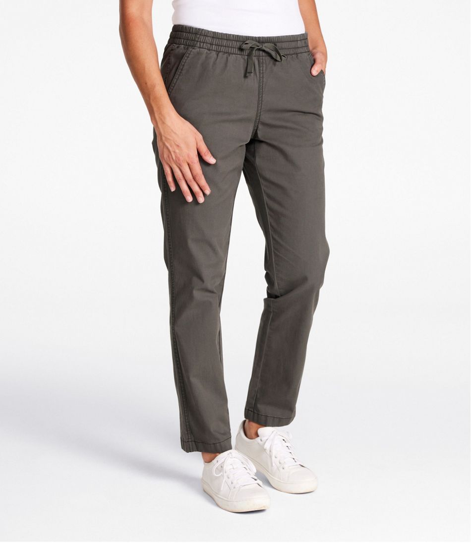 Women's Lakewashed Chino Pants, Mid-Rise Pull-On Ankle | L.L.Bean discount