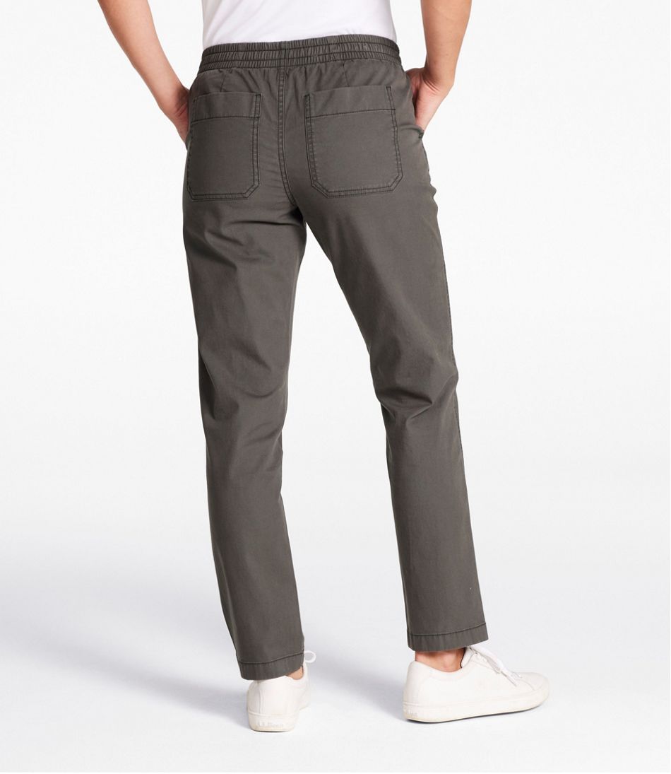 Women's Lakewashed Chino Pants, Mid-Rise Pull-On Ankle | L.L.Bean discount