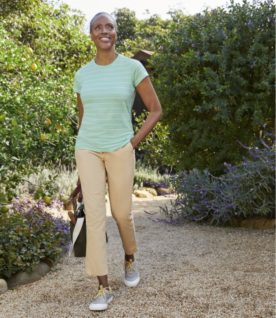 Women's Lakewashed Chino Pants, Mid-Rise Pull-On Ankle | L.L.Bean discount