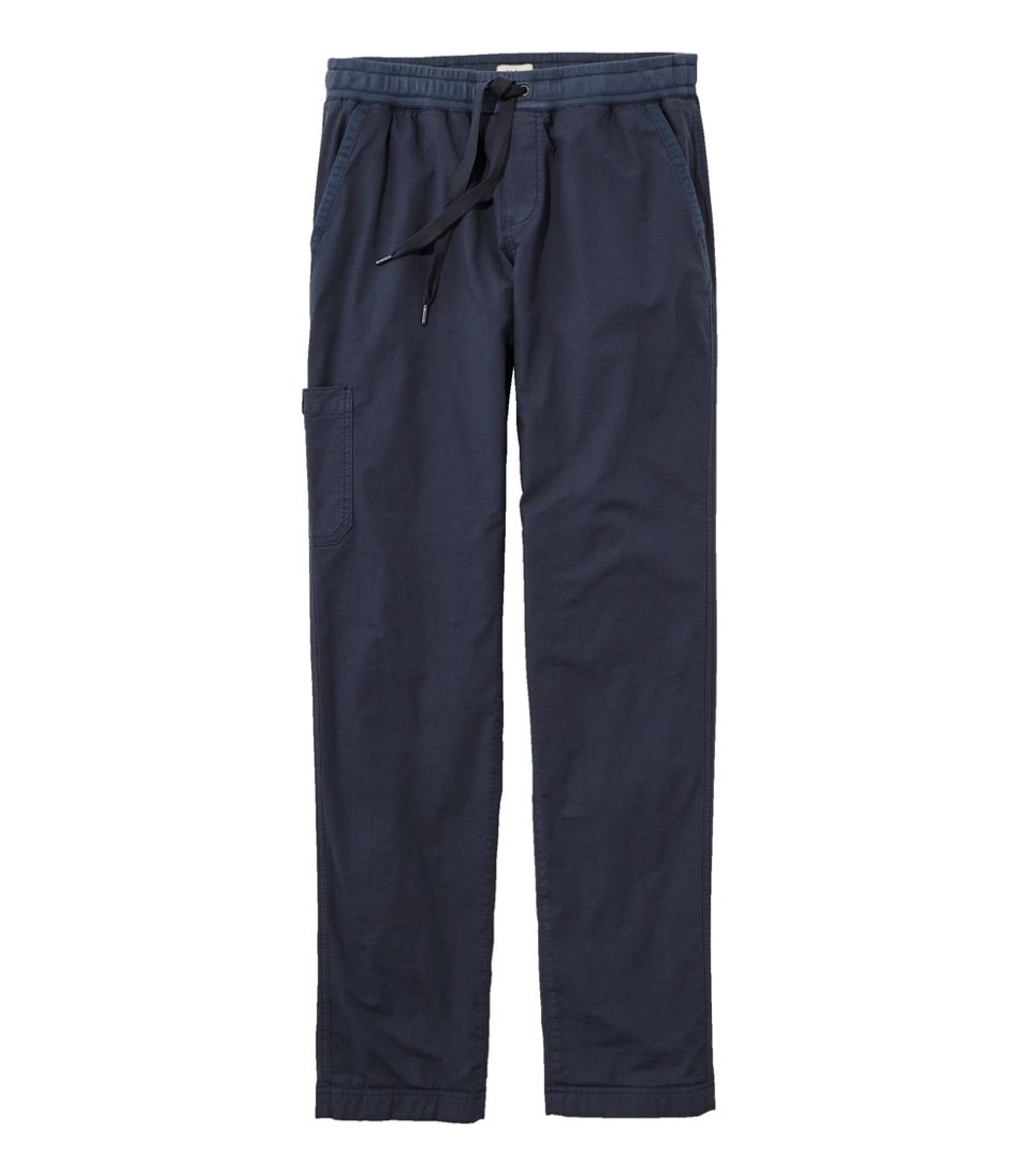 Women's Stretch Ripstop Pull-On Pants, Slim-Leg Fleece-Lined | L.L.Bean online