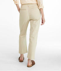 Women's Signature Easy-Cotton Pleated Chinos, Ankle | L.L.Bean discount