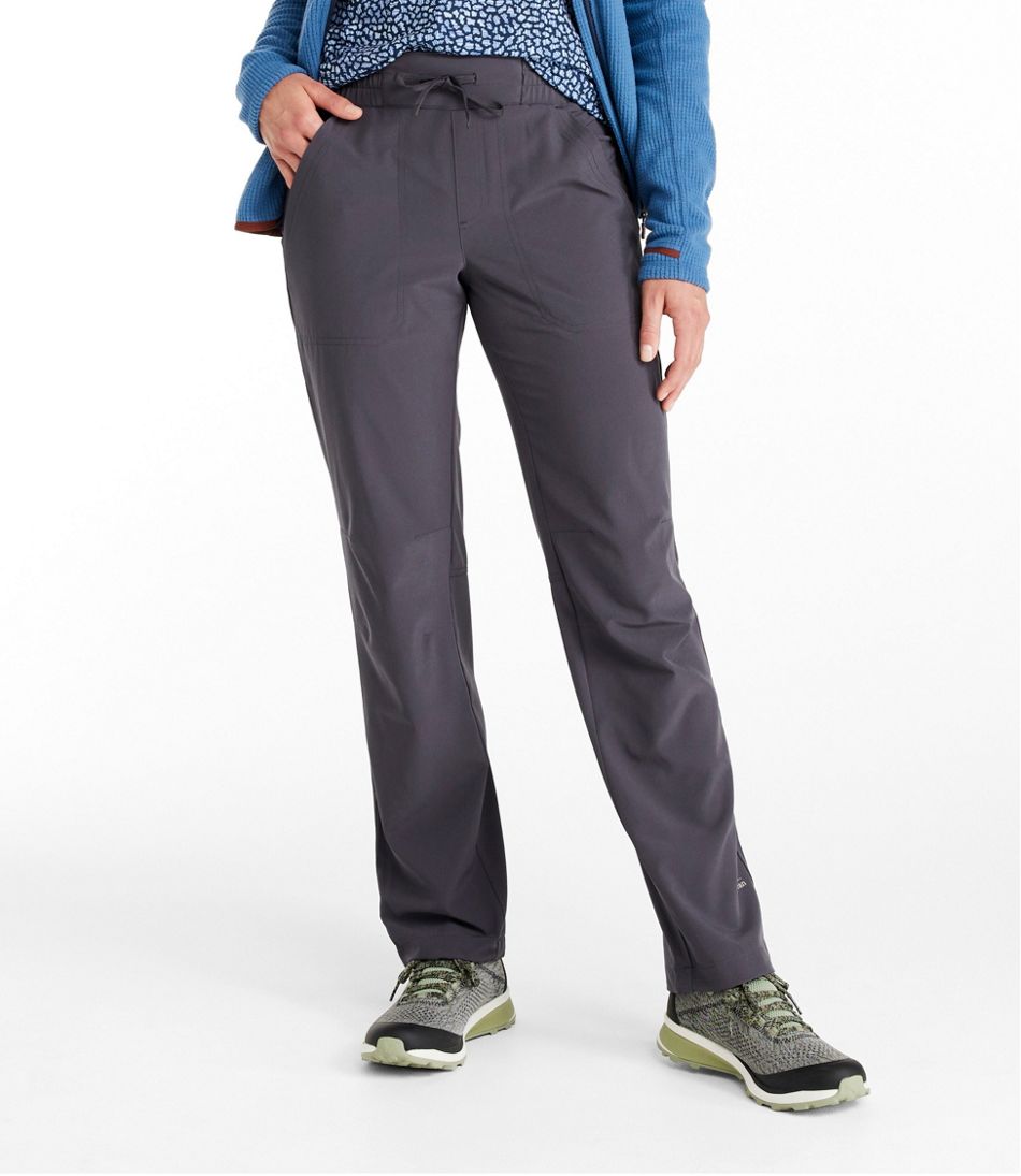 Women's VentureStretch Trail Pants, Mid-Rise Straight-Leg | L.L.Bean sale