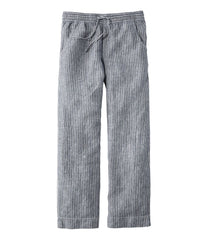 Women's Premium Washable Linen Pull-On Pants, Stripe | L.L.Bean for sale