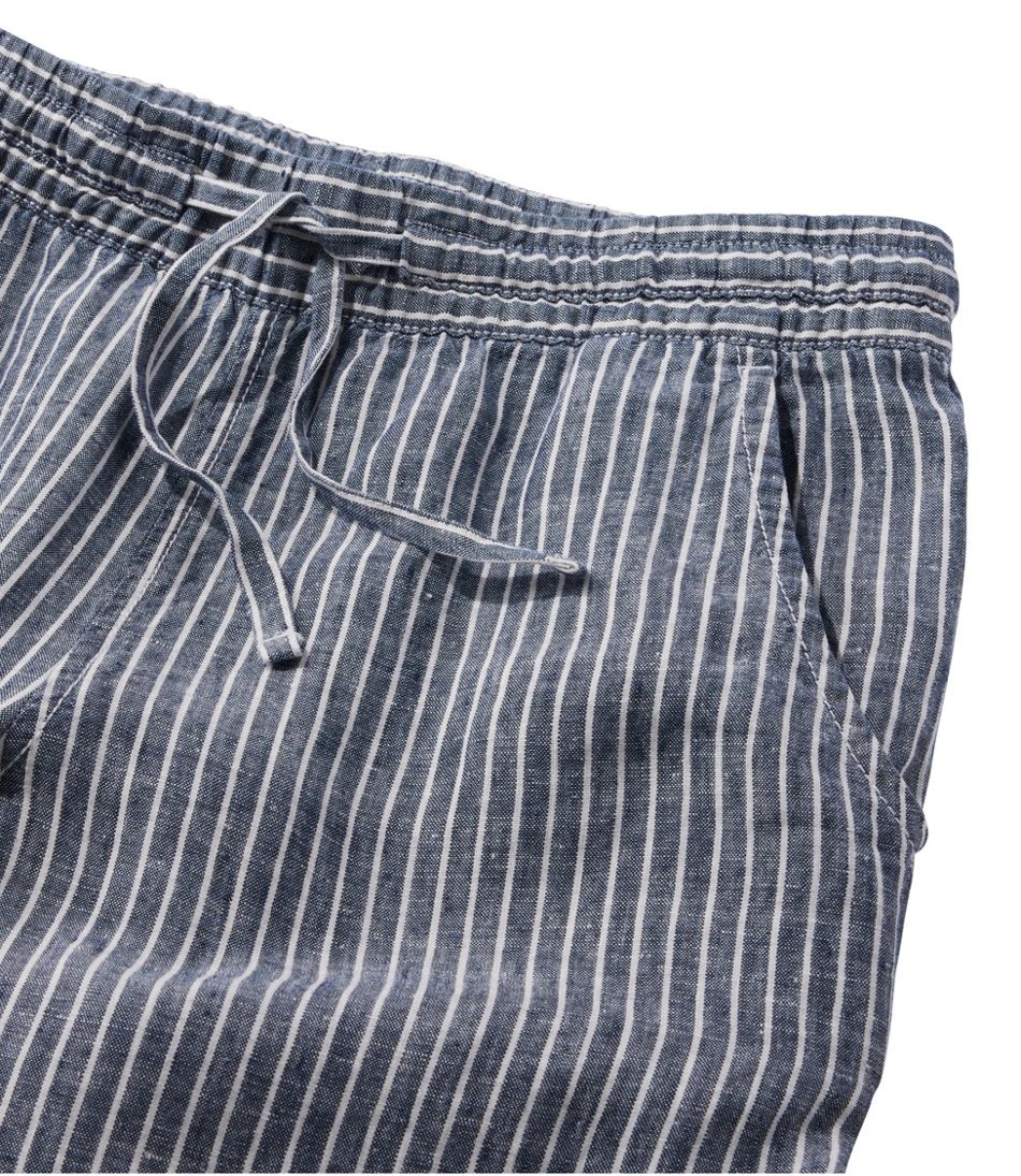 Women's Premium Washable Linen Pull-On Pants, Stripe | L.L.Bean for sale