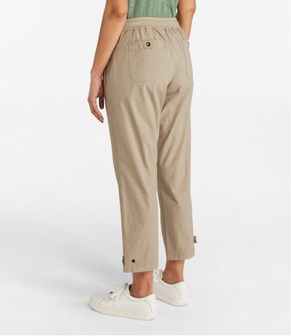 Women's Stretch Ripstop Pull-On Capri Pants, Slim-Leg | L.L.Bean outlet