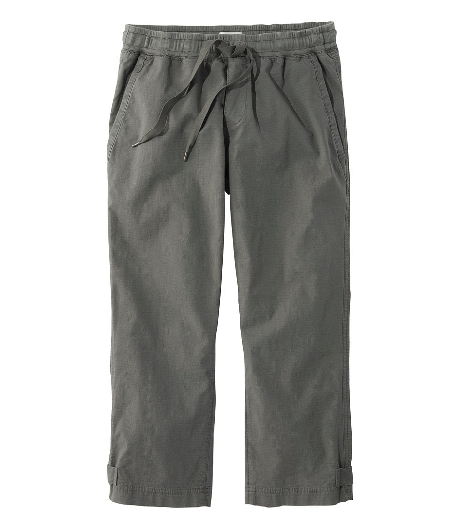 Women's Stretch Ripstop Pull-On Capri Pants, Slim-Leg | L.L.Bean outlet