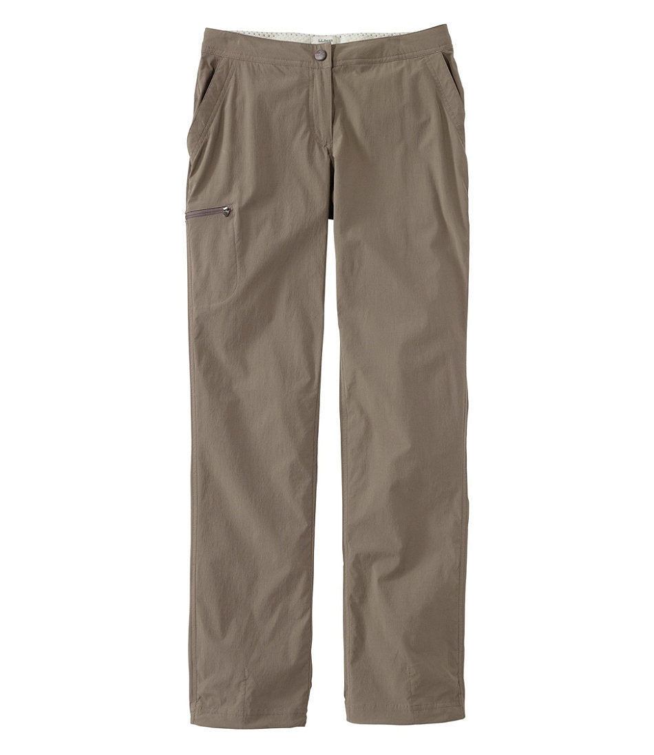 Women's Water-Repellent Comfort Trail Pants, Mid-Rise Straight-Leg | L.L.Bean on sale