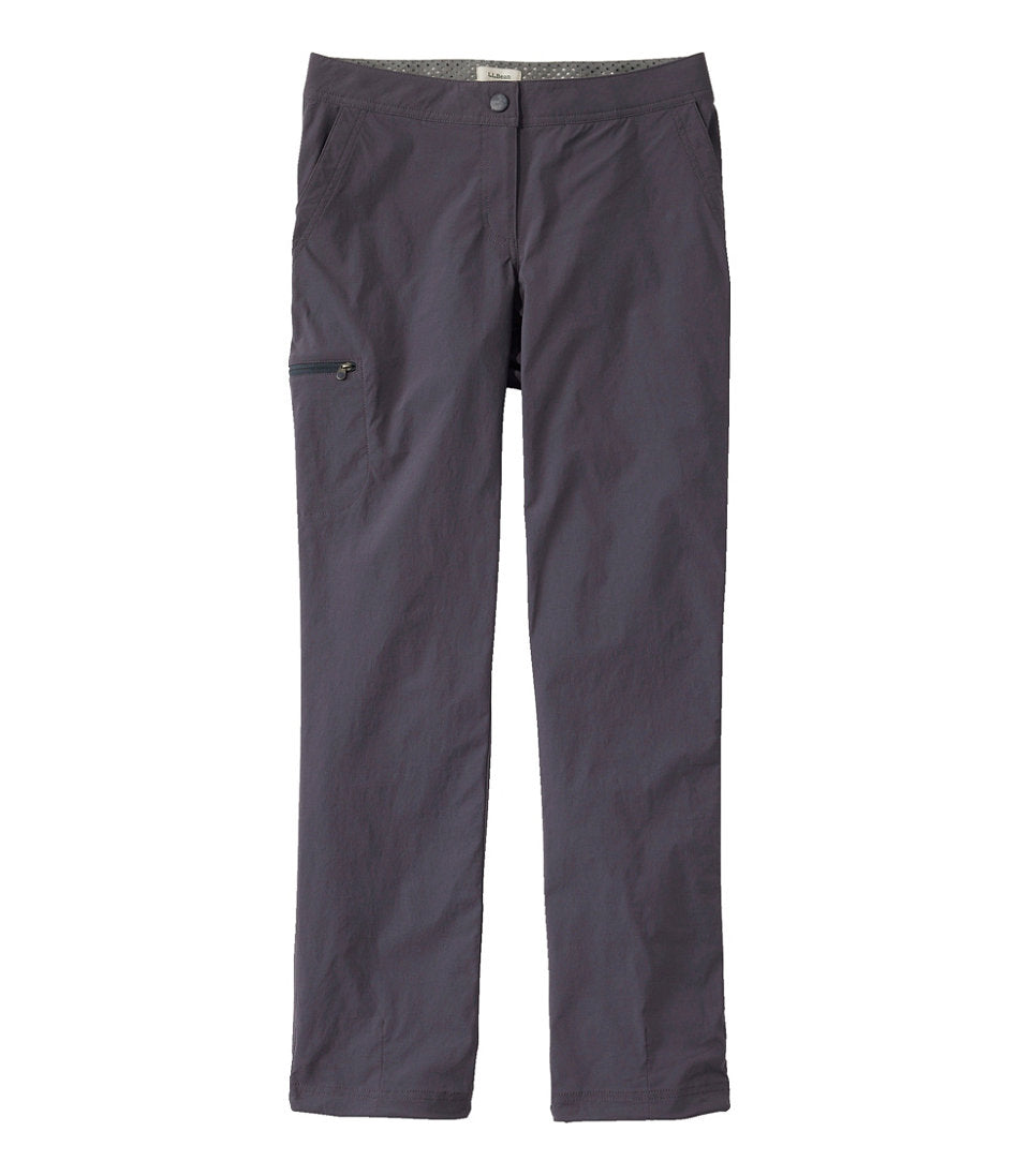 Women's Water-Repellent Comfort Trail Pants, Mid-Rise Straight-Leg | L.L.Bean on sale