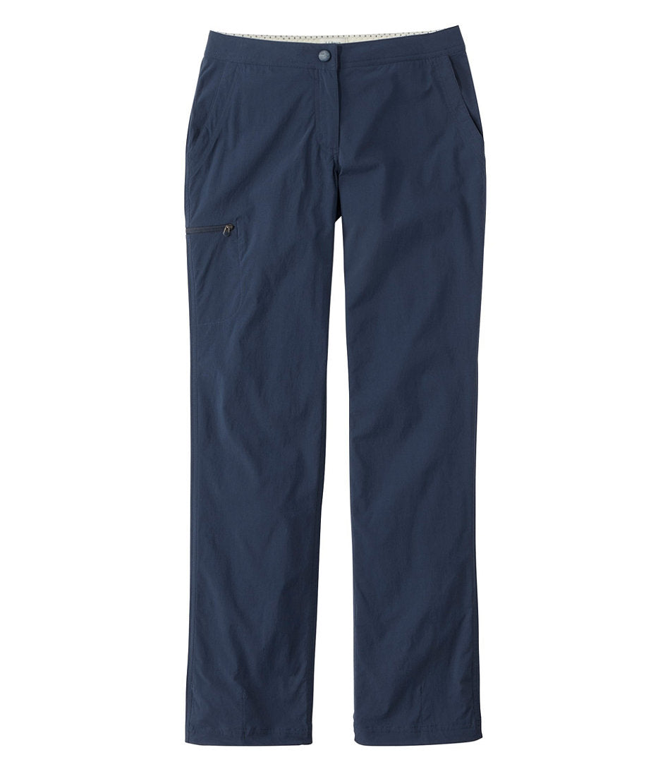 Women's Water-Repellent Comfort Trail Pants, Mid-Rise Straight-Leg | L.L.Bean on sale