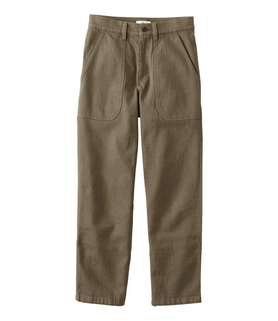 Women's Signature Washed Cotton Barrel Pants, High-Rise Tapered Leg | L.L.Bean near me