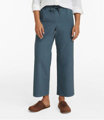 Women's Stretch Ripstop Pull-On Pants, Wide-Leg Ankle | L.L.Bean on sale