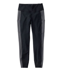 Women's L.L.Bean Everyday Performance 7/8 Leggings, High-Rise Pocket Colorblock | L.L.Bean outlet