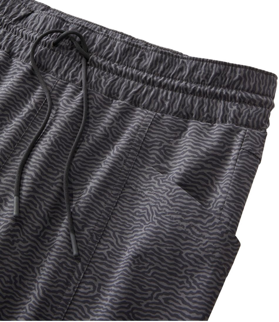 Women's VentureStretch Woven Ankle Pants, Mid-Rise Print | L.L.Bean online