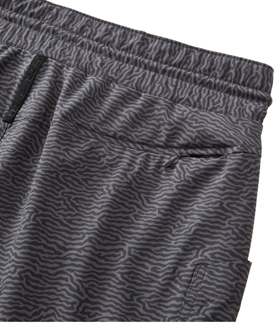Women's VentureStretch Woven Ankle Pants, Mid-Rise Print | L.L.Bean online