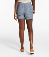 Women's Premium Washable Linen Shorts, Mid-Rise 6" | L.L.Bean online