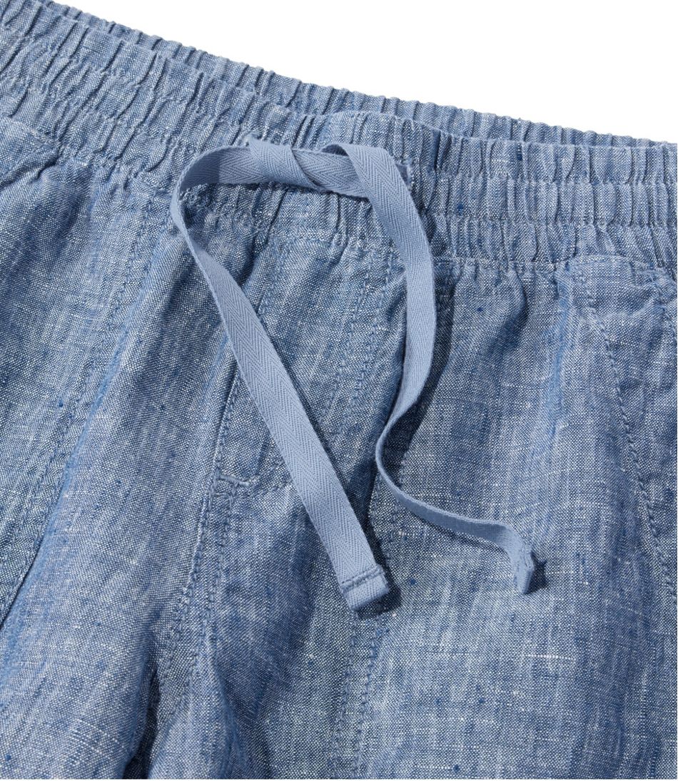 Women's Premium Washable Linen Shorts, Mid-Rise 6" | L.L.Bean online