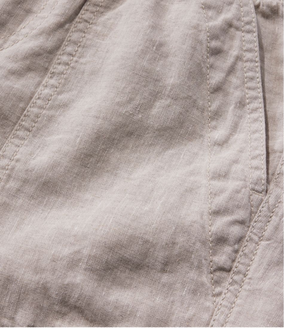 Women's Premium Washable Linen Shorts, Mid-Rise 6" | L.L.Bean online