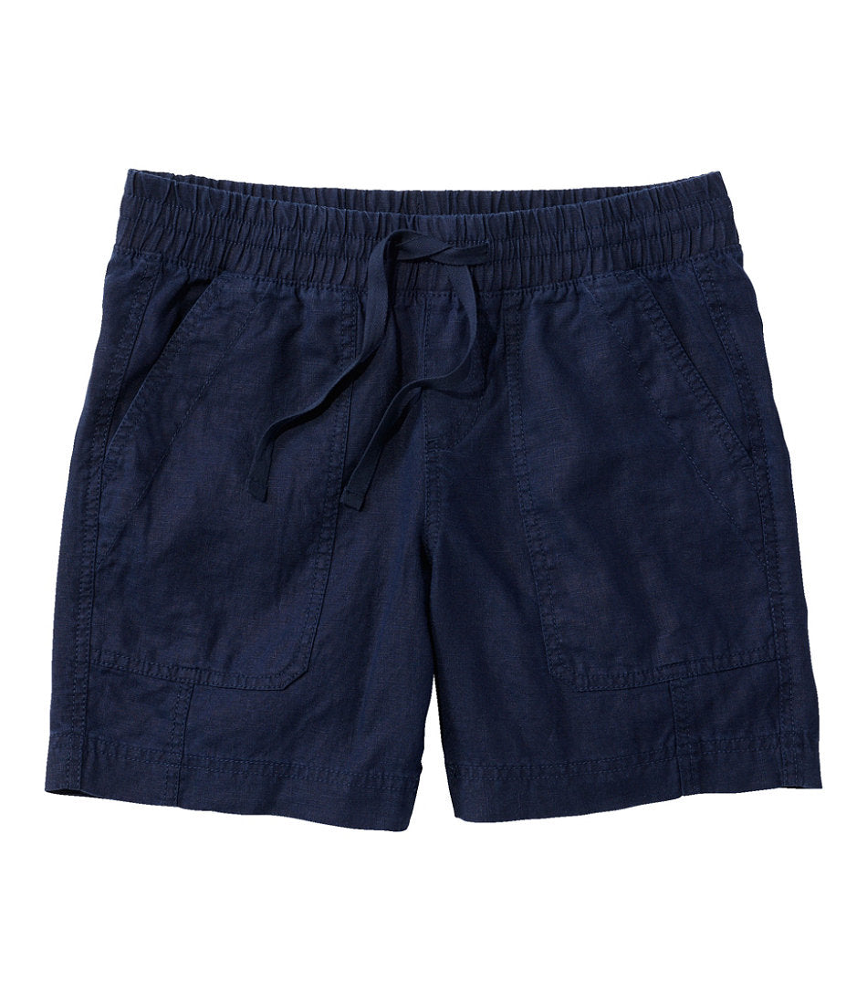 Women's Premium Washable Linen Shorts, Mid-Rise 6" | L.L.Bean online