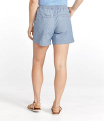Women's Lakewashed Dock Shorts, Mid-Rise Chambray | L.L.Bean discount