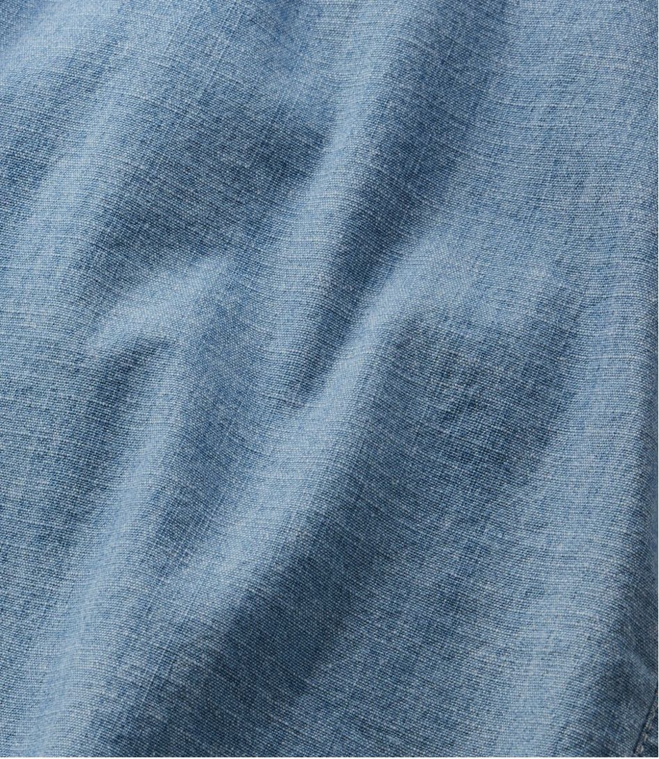Women's Lakewashed Dock Shorts, Mid-Rise Chambray | L.L.Bean discount