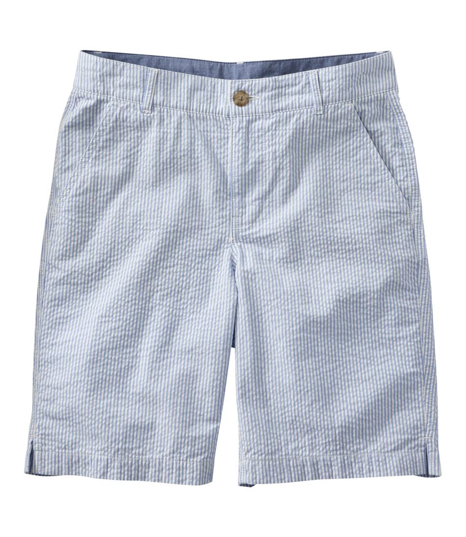 Women's Comfort Stretch Shorts, Seersucker Bermudas 9" | L.L.Bean online