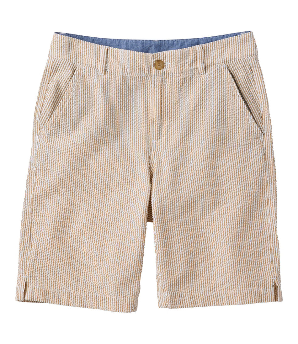 Women's Comfort Stretch Shorts, Seersucker Bermudas 9" | L.L.Bean online