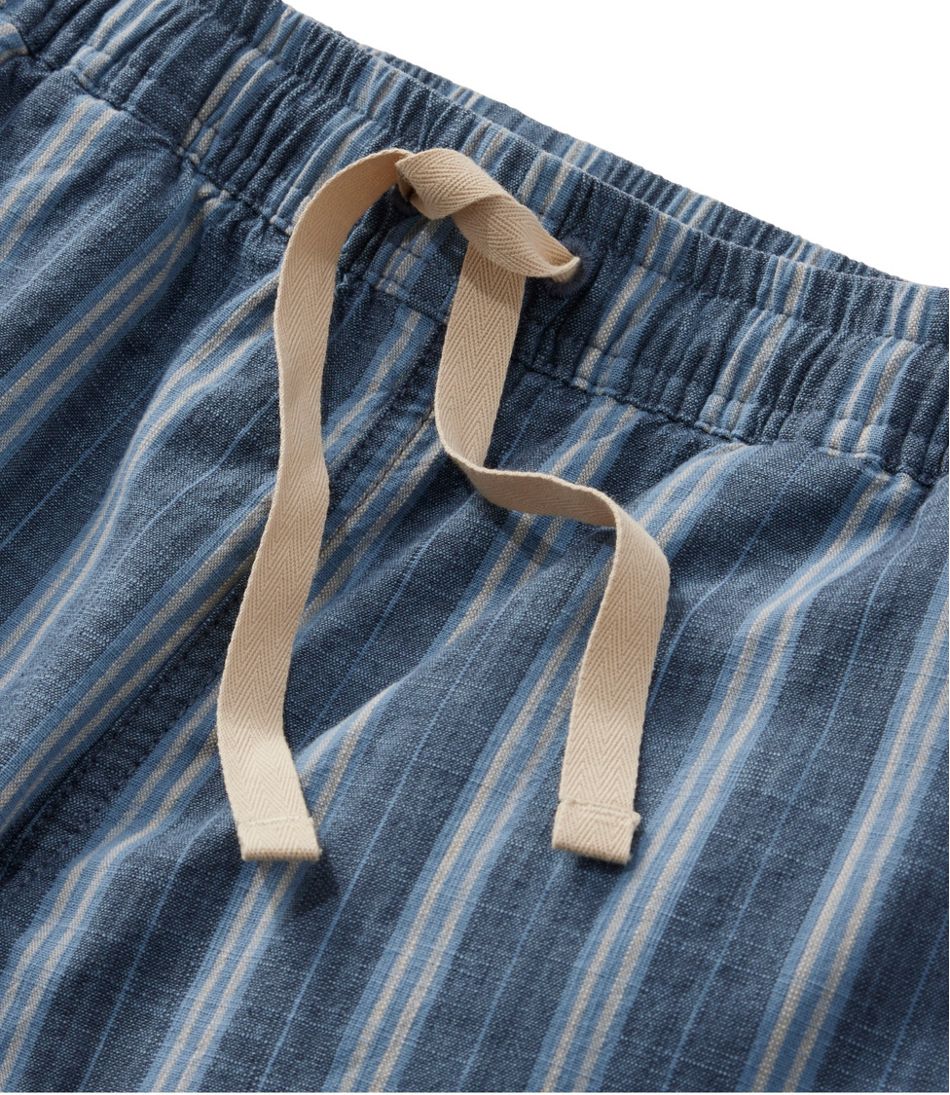 Women's Lakewashed Dock Shorts, Mid-Rise Stripe | L.L.Bean online