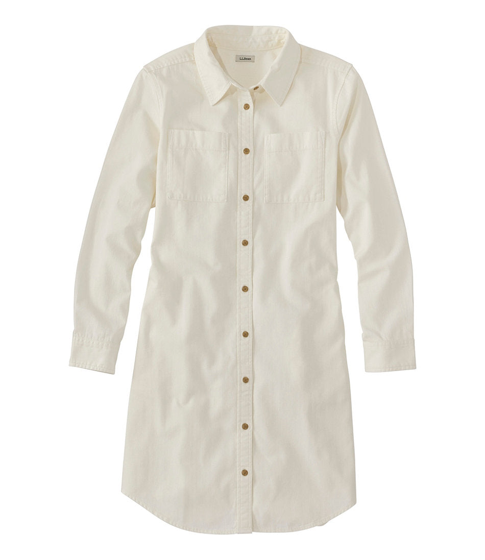 Women's L.L. Bean Heritage Washed Denim Shirt Dress, Garment-Dye | L.L.Bean on sale