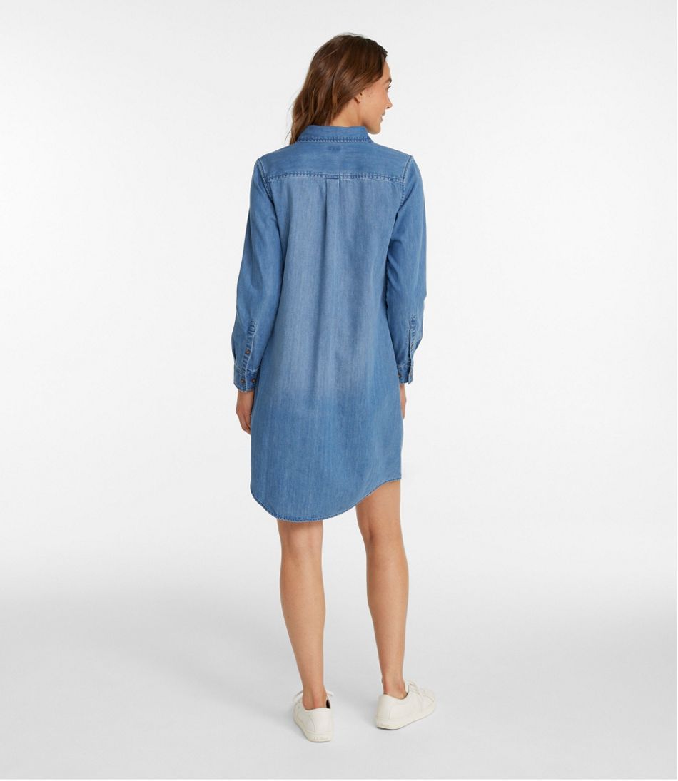 Women's L.L. Bean Heritage Washed Denim Shirt Dress | L.L.Bean near me