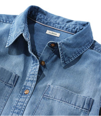 Women's L.L. Bean Heritage Washed Denim Shirt Dress | L.L.Bean near me
