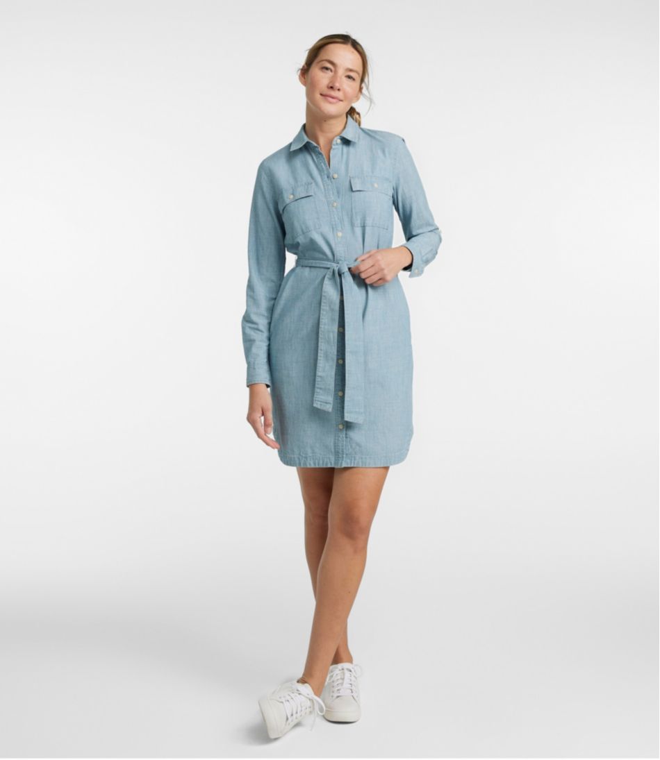 Women's Signature Camp Shirt Dress, Button-Front | L.L.Bean discount