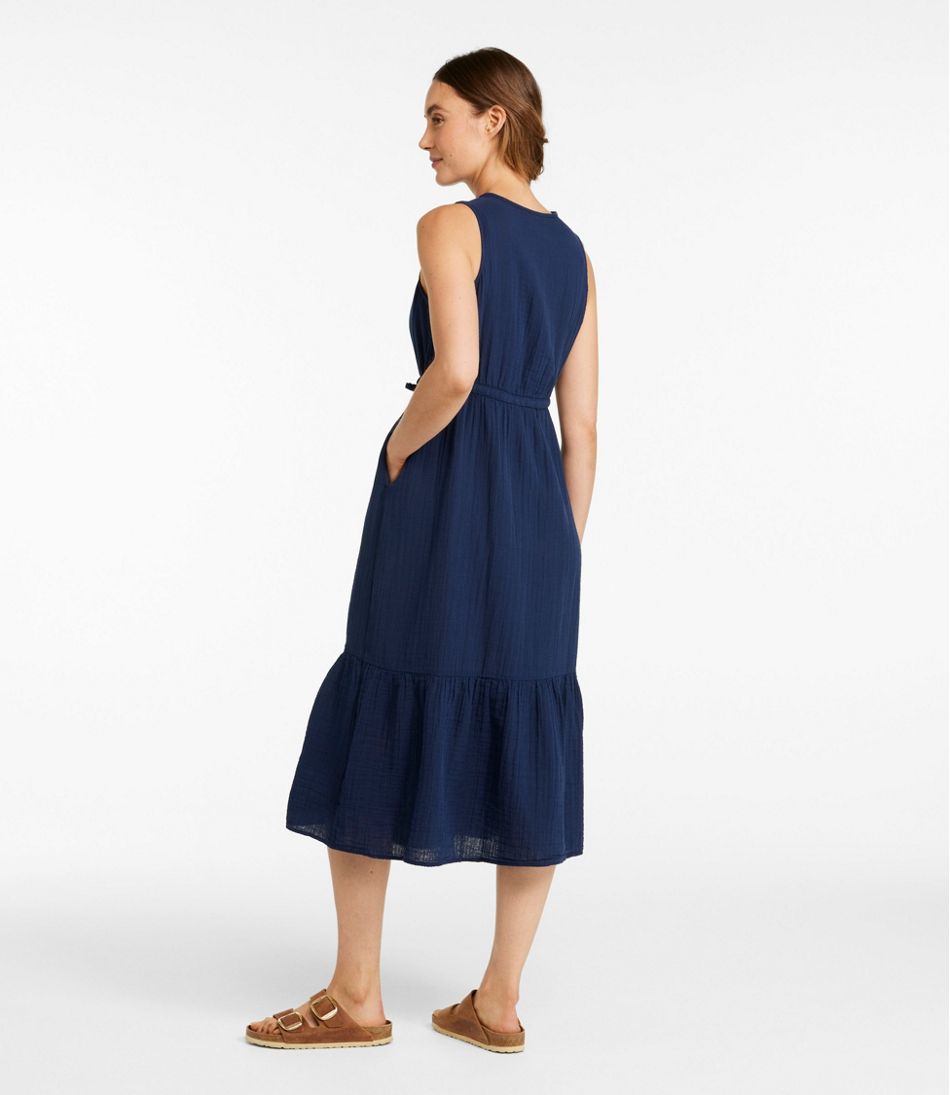 Women's Cloud Gauze Midi Dress | L.L.Bean outlet