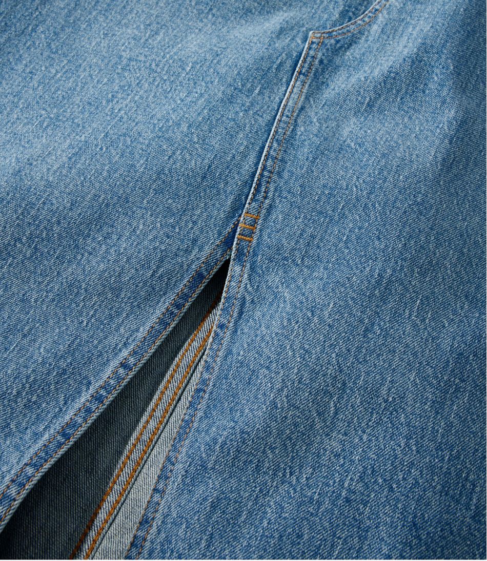 Women's Signature Heritage Denim Midi Skirt | L.L.Bean outlet
