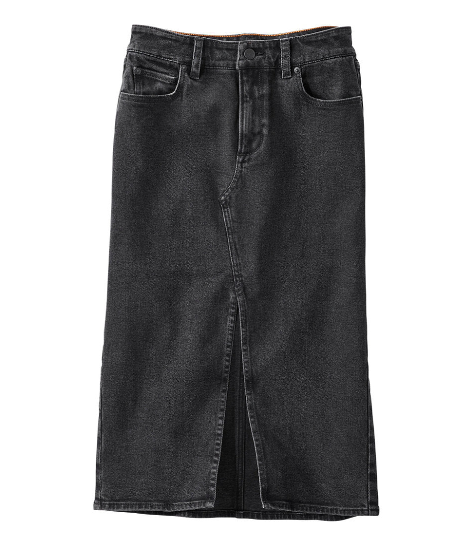 Women's Signature Heritage Denim Midi Skirt | L.L.Bean outlet