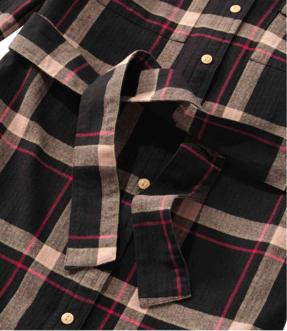 Women's Signature Camp Flannel Shirt Dress, Button-Front | L.L.Bean online