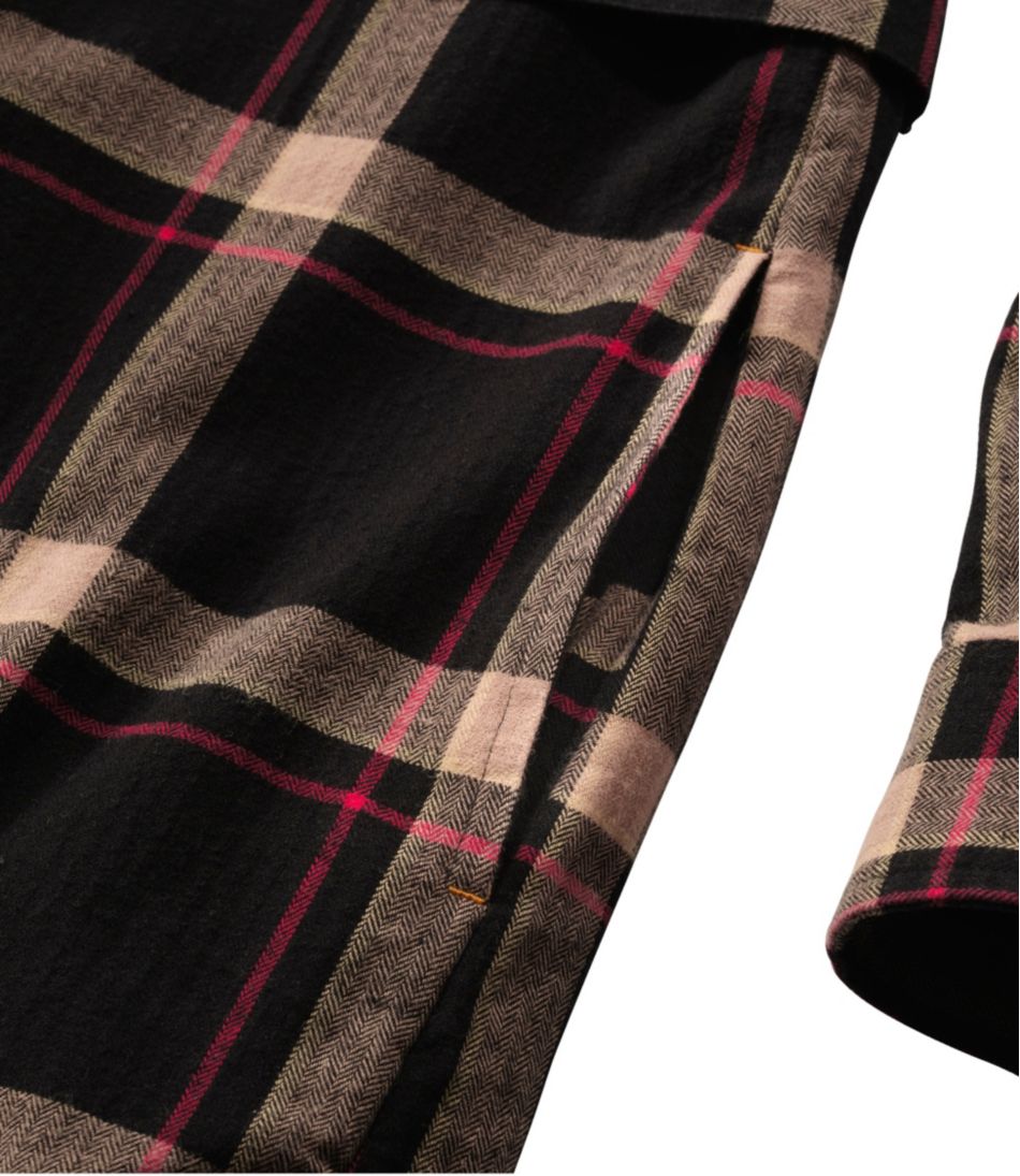 Women's Signature Camp Flannel Shirt Dress, Button-Front | L.L.Bean online