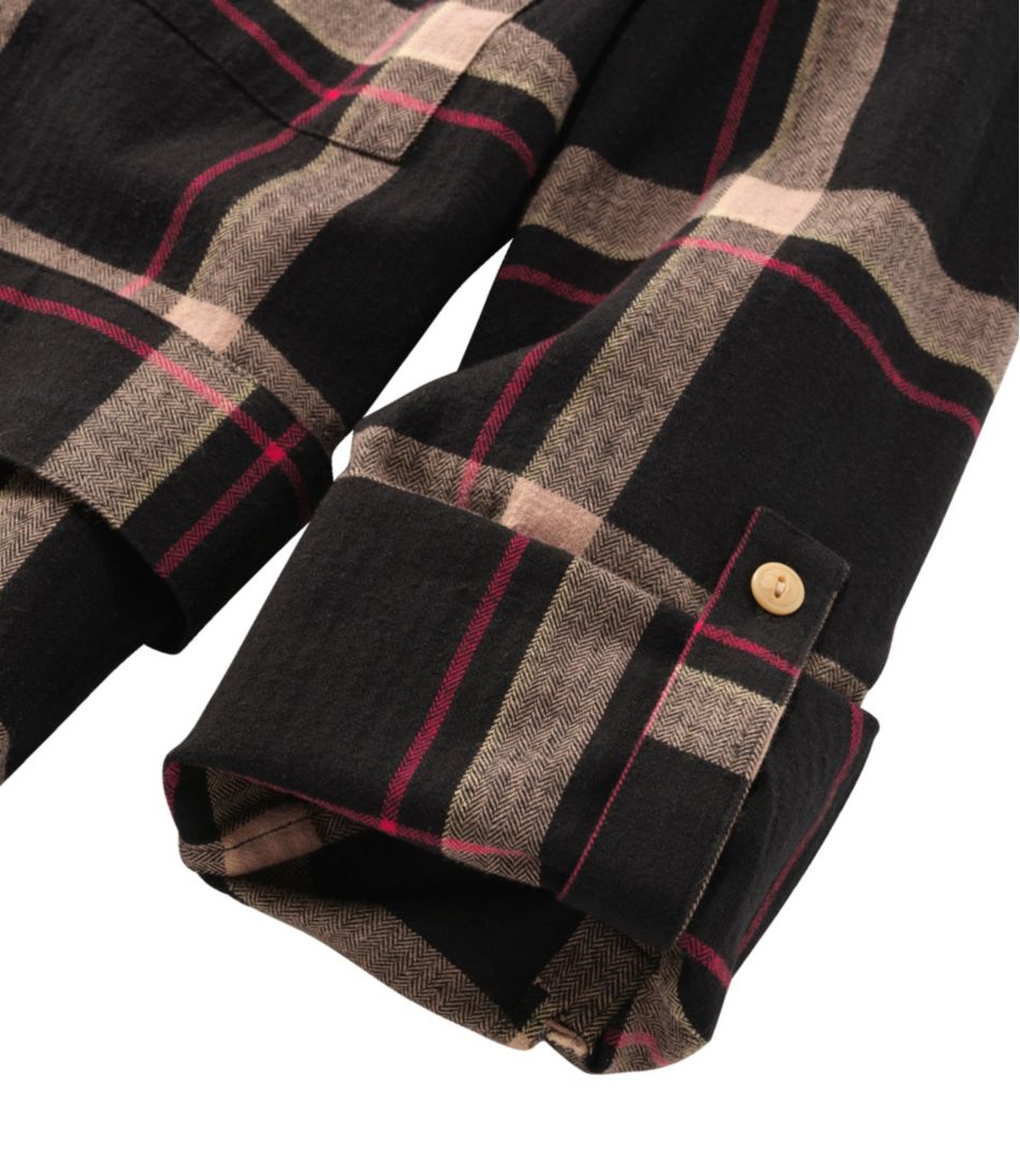 Women's Signature Camp Flannel Shirt Dress, Button-Front | L.L.Bean online
