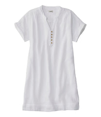 Women's Cloud Gauze Short-Sleeve Shift Dress | L.L.Bean on sale