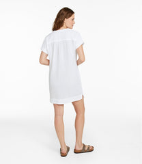 Women's Cloud Gauze Short-Sleeve Shift Dress | L.L.Bean on sale