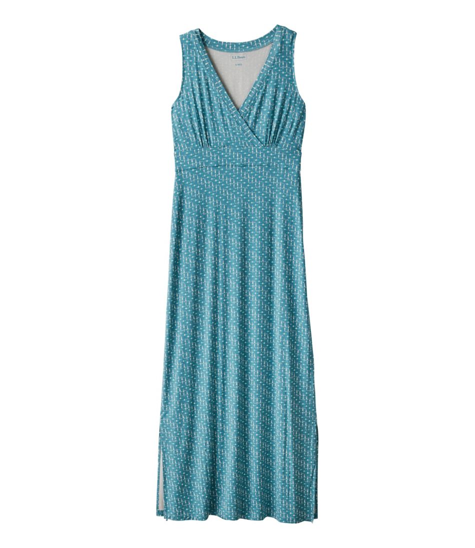 Women's Summer Knit Maxi Dress, Print | L.L.Bean outlet